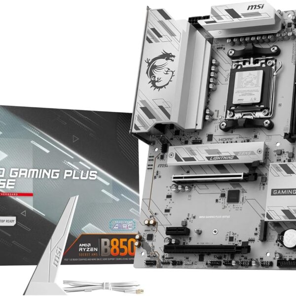 Second image of MSI B650 GAMING PLUS WIFI AM5 ATX Motherboard, AMD B650 Chipset, 4x DDR5 / 192GB Max Capacity