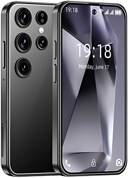S25 Ultra Mini Mobile, Small Finger Size Smartphone, 4 inch size, 8 GB RAM, 512 ROM, Small Pocket Size Phone, Triple HD+ Dynamic AMOLED Super Speed Dual Pixel 50MP, Black
