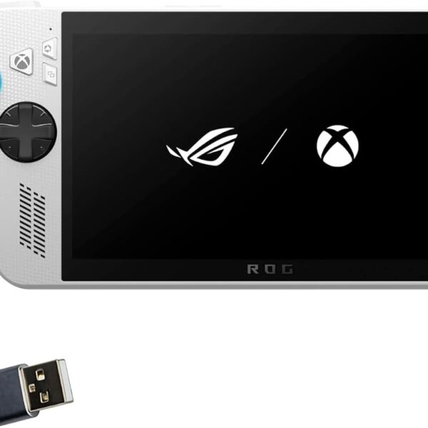 ASUS ROG Ally Gaming Console, 7" (1920x1080) 120Hz Touch Full HD Display (AMD Ryzen Z1 Extreme 8-Core, 16GB LPDDR5X 6400MHz RAM, 512GB SSD, AMD Radeon, Fingerprint Reader, Win11Home) w/ Dockztorm Hub