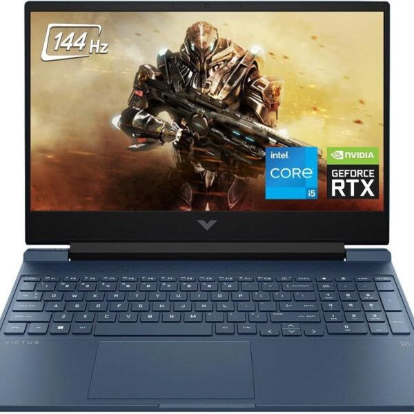 HP (Upgraded) - Victus 15.6" Full HD 144Hz Gaming Laptop - Intel 12th Gen Core i5-12450H - 16GB Memory - NVIDIA GeForce RTX 3050-1TB SSD - Backlit Keyboard - Windows 11 - Blue Performance