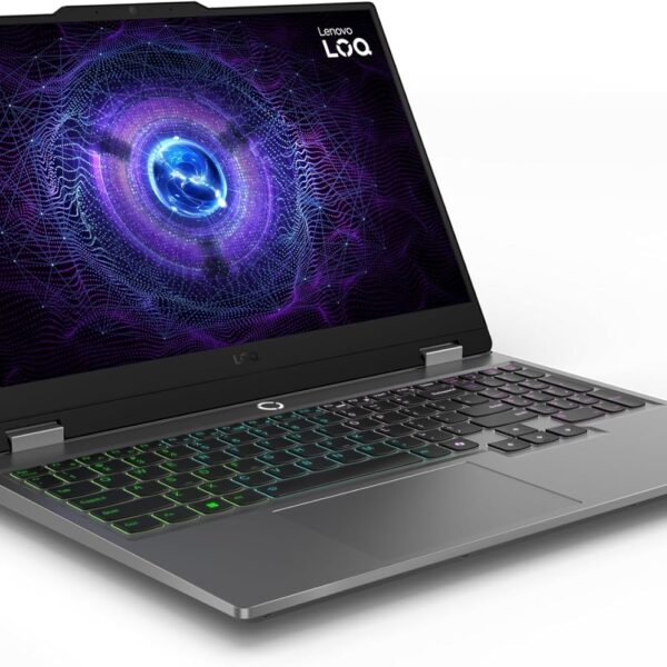 Lenovo (Upgraded) LOQ 15IAX9 Gaming Laptop, 15.6" FHD 144Hz Display, Intel Core i5-12600HX, 12GB DDR5 RAM, 512GB SSD, NVIDIA GeForce RTX 3050 6GB, Backlit ENG Keyboard, Luna Grey
