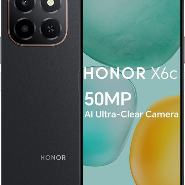 HONOR X6c Smartphone 6GB RAM 128GB ROM, 6.61" 120Hz Display, 50MP Camera, 35W